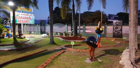 Minigolfanlage auf dem Campingplatz