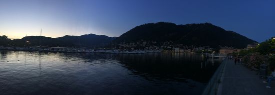 Como am späten Abend ....