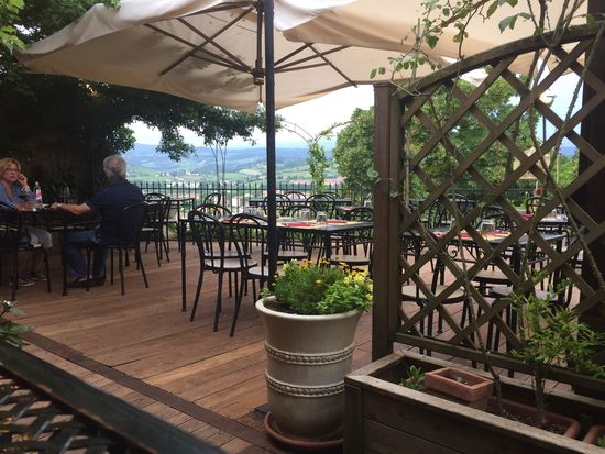 Panoramablick in Richtung San Gimignano