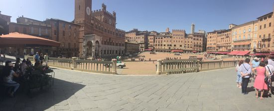 Vorbereitungen zum Palio ....