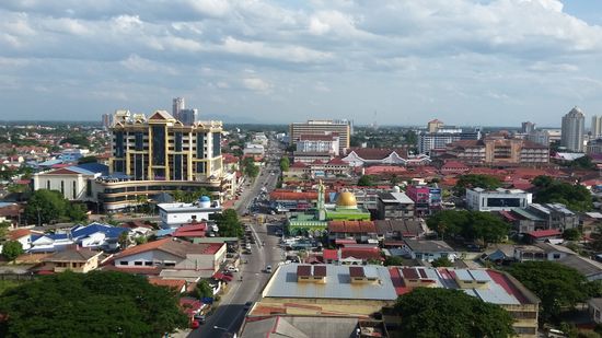 Blickpunkt Kota Bharu aus dem 14. Stock