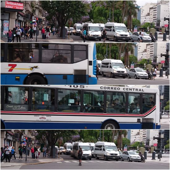Straßenkreuzung in BA an der Straße des 9. Juli