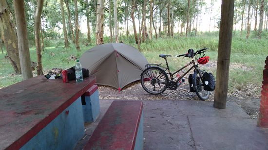 Campingplatz im Parque Zoo