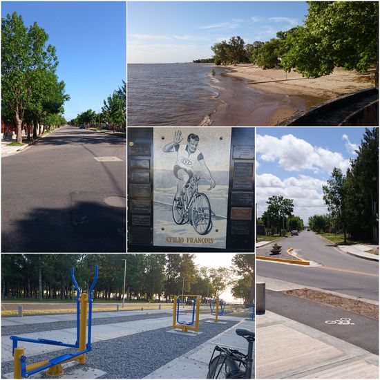 Eindrücke aus Carmelo! Es gibt sogar ein Denkmal für einen sehr erfolgreichen Rennradfahrer in den 40er und 50er Jahren, der hier aus der Gegend kommt.