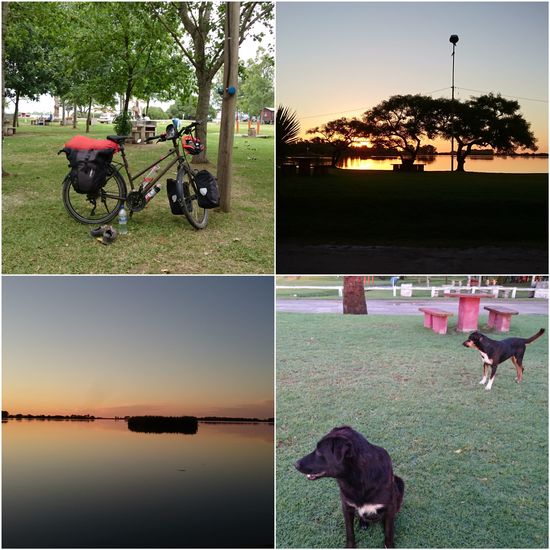 Campingplatz in Navarro mit meinen Bewachern