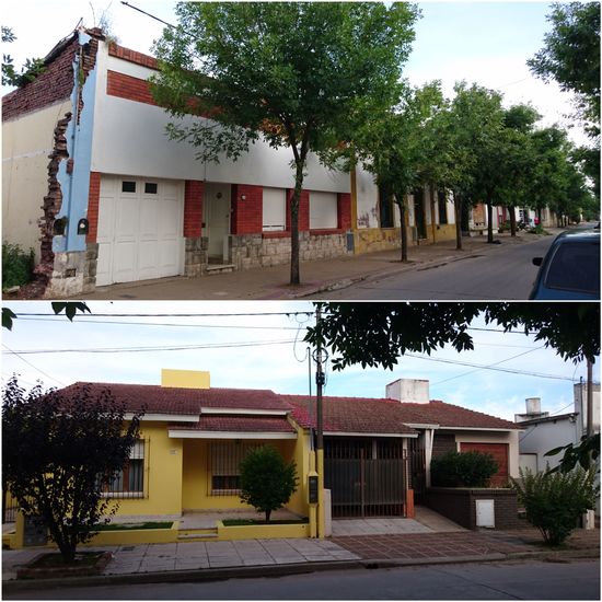 Zwei Seiten einer Straße