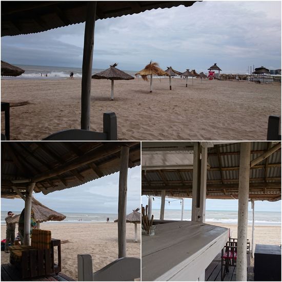 Pinamar rüstet sich für die Saison. Hier gab es den besten 'Expremido de naranja ' bis jetzt