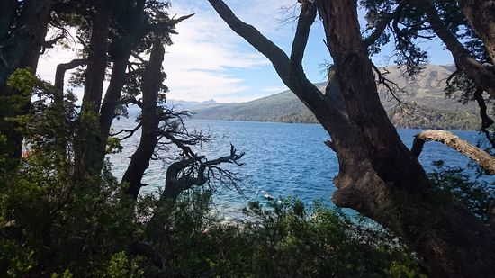 Blick von meinem Zelt auf den Lago Lolog