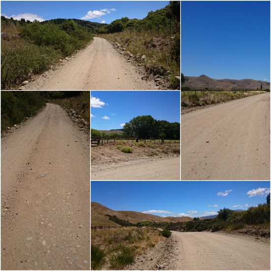 Auf dem Weg nach Junin de los Andes. Die Wege erfordern so viel Aufmerksamkeit, dass ih gar nichts von der Umgebung sehe.
