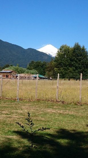 Camping mit Blick auf den Volcan Villarrica