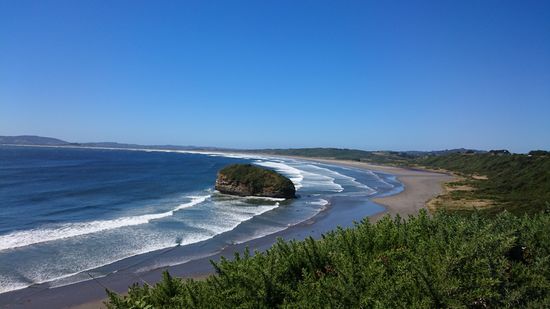 Bucht an der Pazifikküste