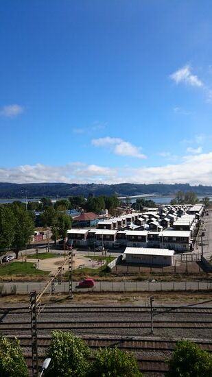 Blick von meinem Appartementhaus