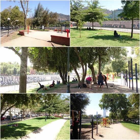 Grünanlage an der Costanera