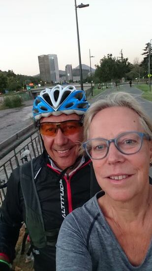 Abschiedsselfie - Manuel hat mir in  Chile zur Seite gestanden und in einigen Situationen geholfen, die für mich alleine viel schwieriger zu meistern gewesen wären. Dafür bin ich ihm sehr dankbar