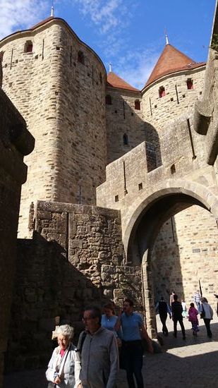 Der Eingang der Burg