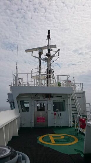 Außen auf der Brücke