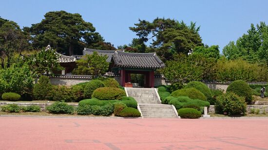 Ojukheon-  Wohnanlage von Sin Saimdang und ihrem Sohn