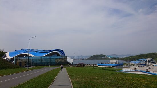 Auf Russki Iland gibt es das neue Ozenarium, das größte Aquarium der Welt