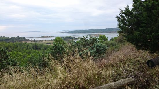 Da unten wäre ich gerne langgefahren, aber die Straßen waren wegen Überschwemmungen gesperrt