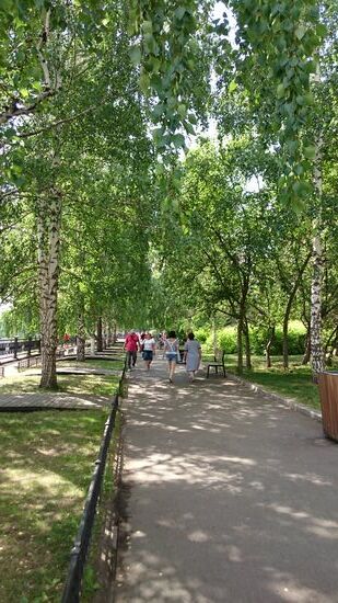 Sontagnachmittag in Krasnojarsk