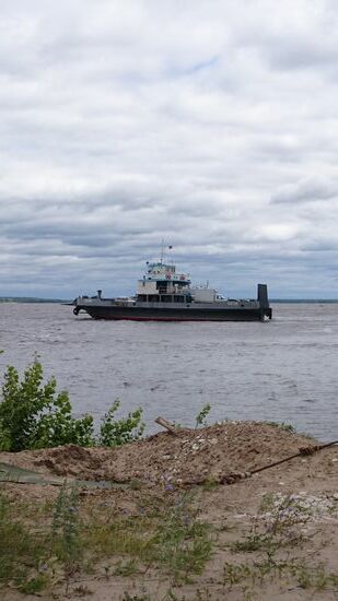 Die Fähre legt vor meiner Nase ab