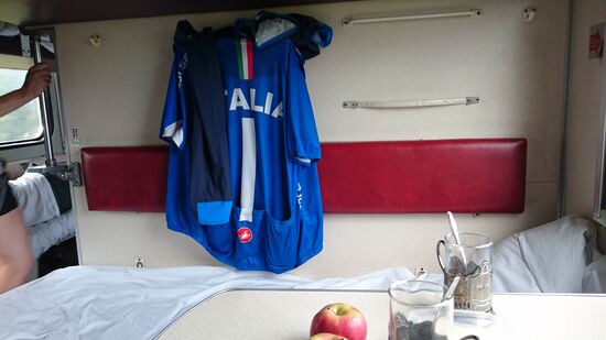 ....und im Zug nach St.Petersburg