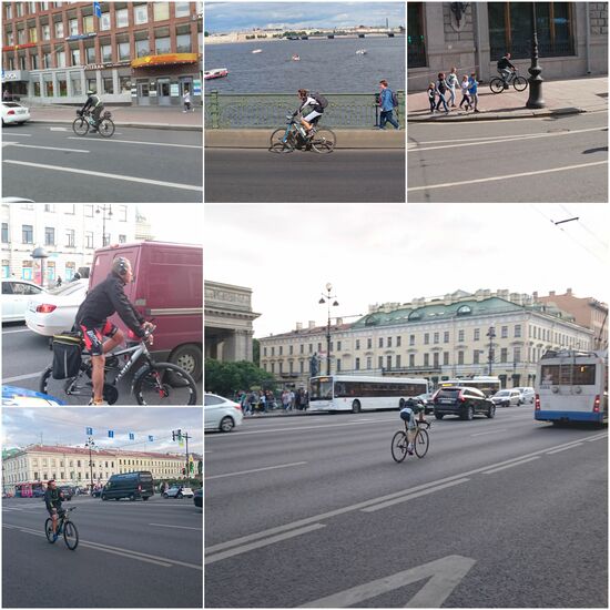 Radfahren in St.Petersburg