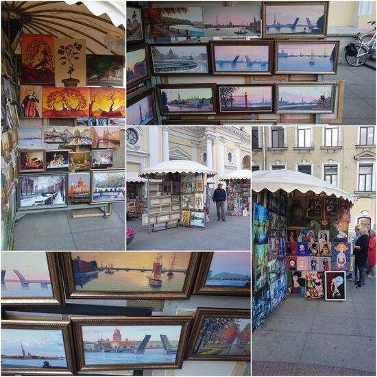 Kleinkunst auf dem Newski Prospekt