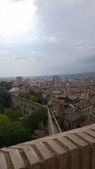 Blick auf Girona