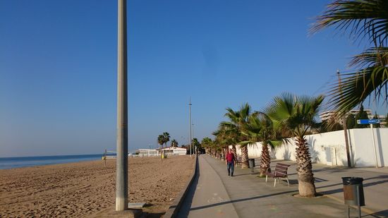Strandweg nach Barcelona