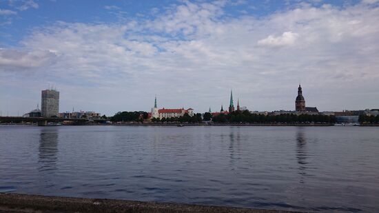 Blick auf Riga