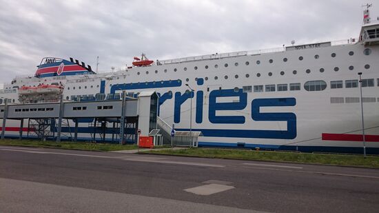 Ab Nynäsham fahre ich mit Polferries weiter