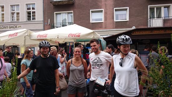 Reiseradler in Danzig