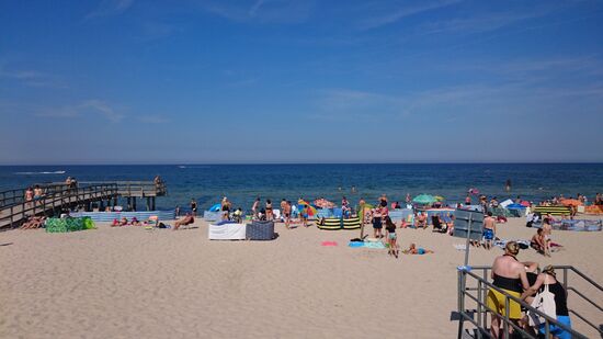 Über mehrere Hundert Kilometer weißer Ostseestrand