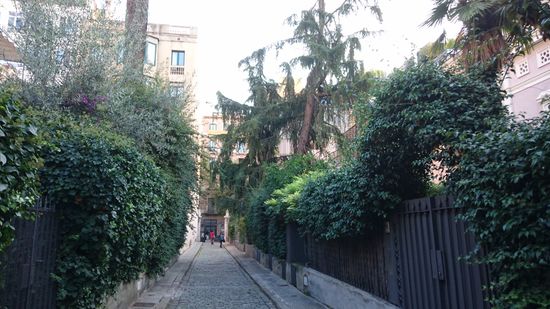 Gasse, in der die Sprachschule war