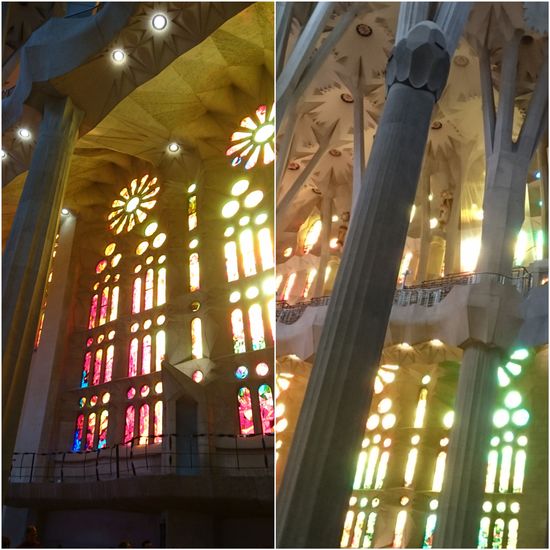 Glasfenster in der Sagrada Familia