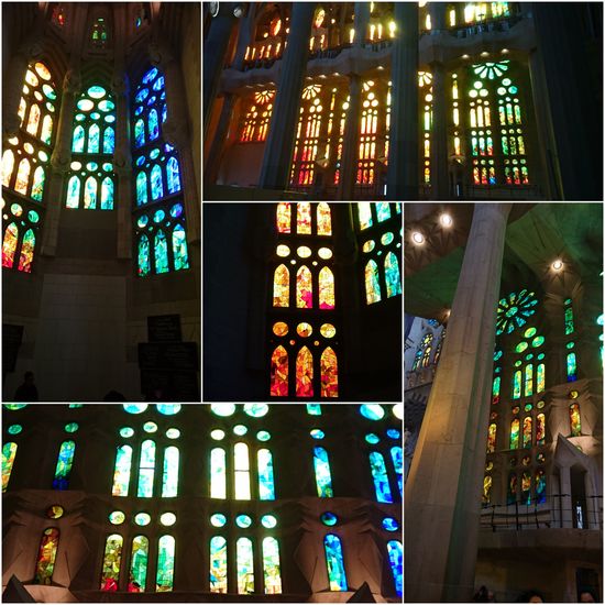 Glasfenster in der Sagrada Familia