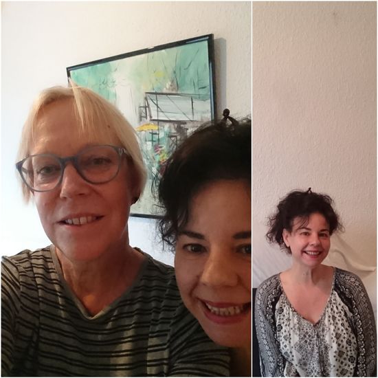 Mit meiner Gastgeberin