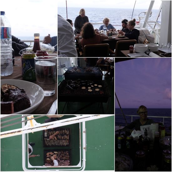 BBQ unter dem Lifeboat