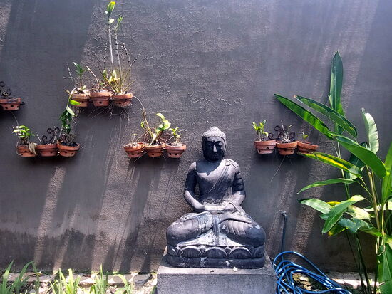 Im Innenhof des "Grand Marto"