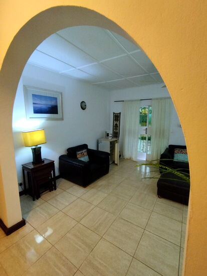 Wohnzimmer der Suite