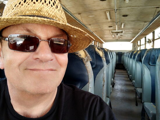 Christian in unserem "Privat-Bus"