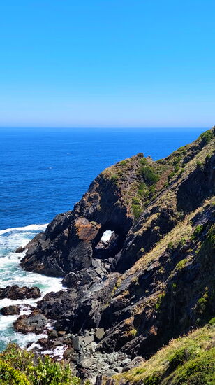 Küste im Naturschutzgebiet Punta Curiñanco