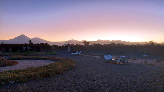 Kurz vor Sonnenaufgang