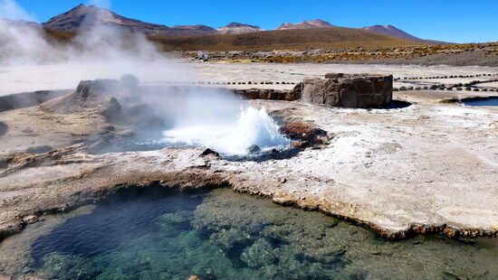 Auf dem Geysirfeld von El Tatio