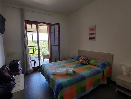 Unser Zimmer in der "Villa Michelangelo"