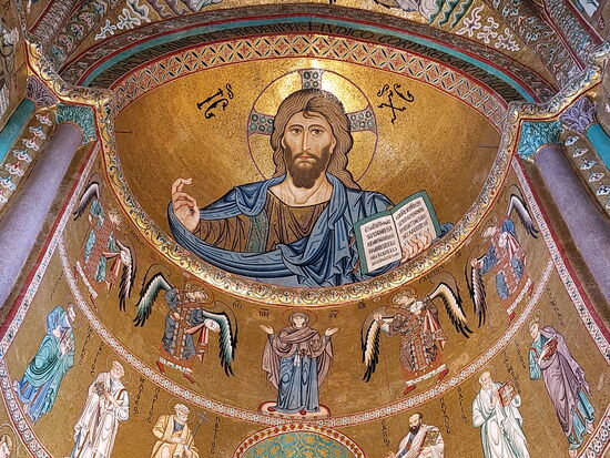 Apsismosaik in der Kathedrale