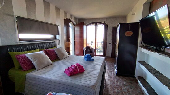 Unser Zimmer im B&amp;B Le Rocce