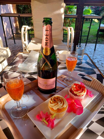 Champagner zum Frühstück