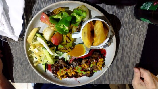 Wunderbares Abendessen